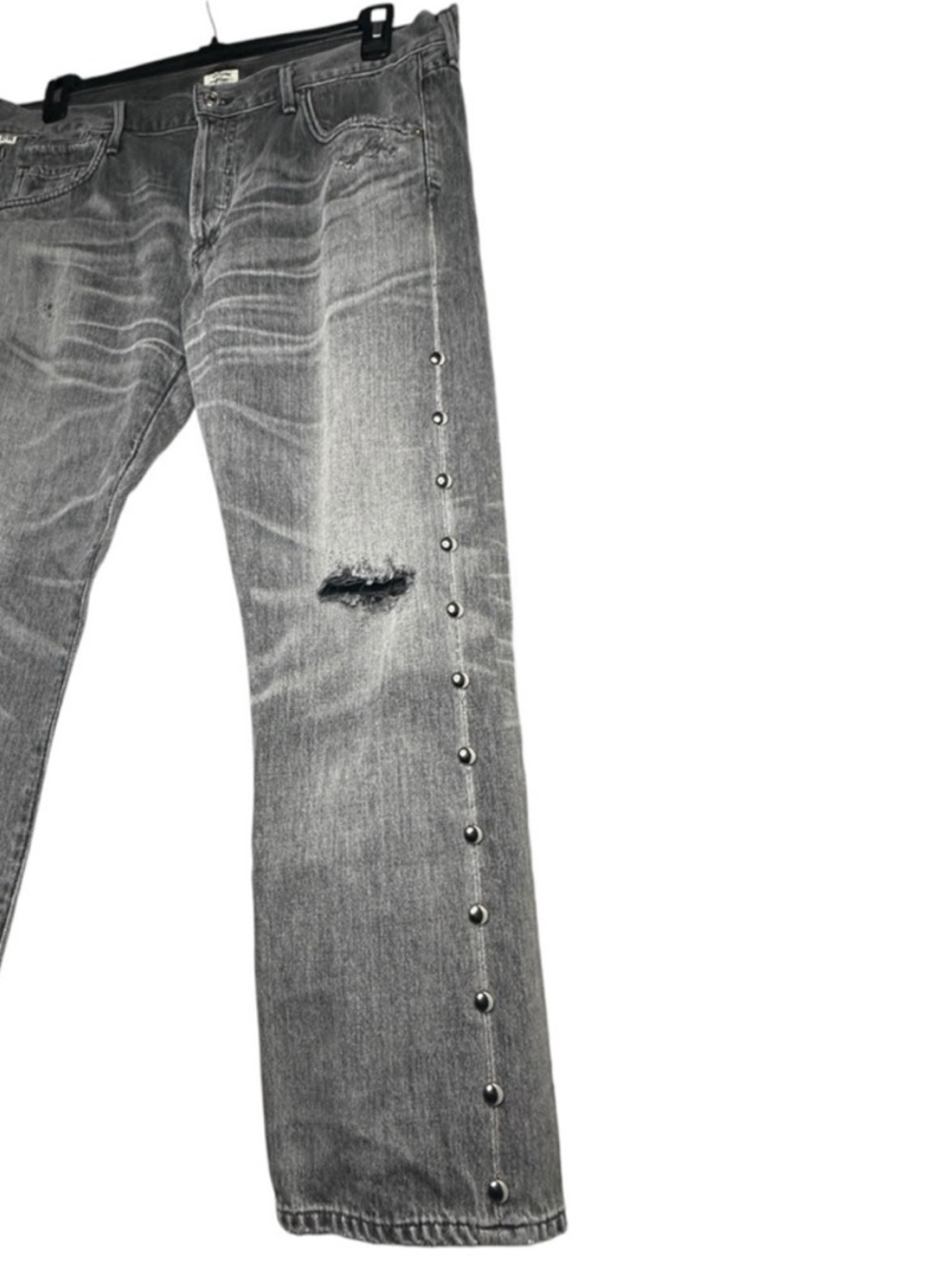 Citizens of Humanity Premium Vintage Boyfriend Slim Fit Studded Crop Jeans 31